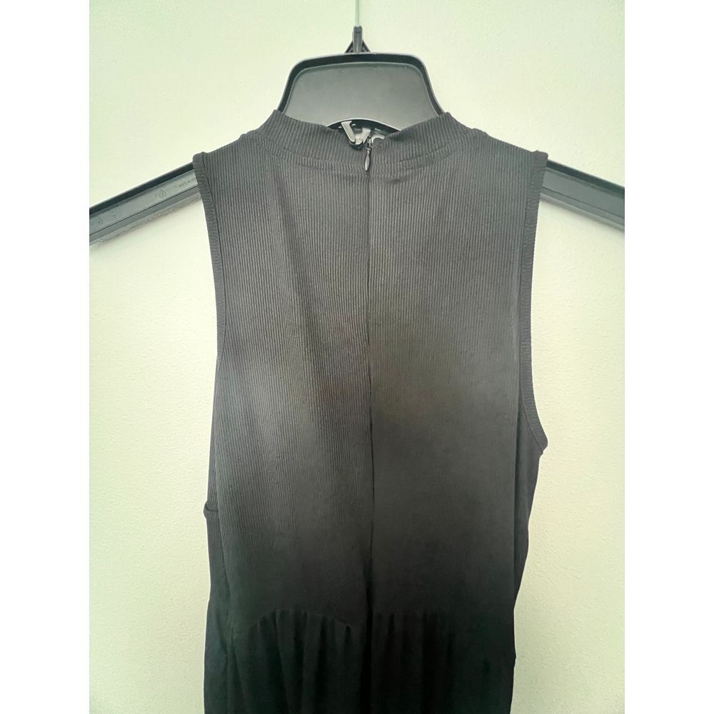 Elegant Black Sleeveless Wide Leg Jumpsuit Evening Formal Occasion Party Wear - Picture 6 of 6
